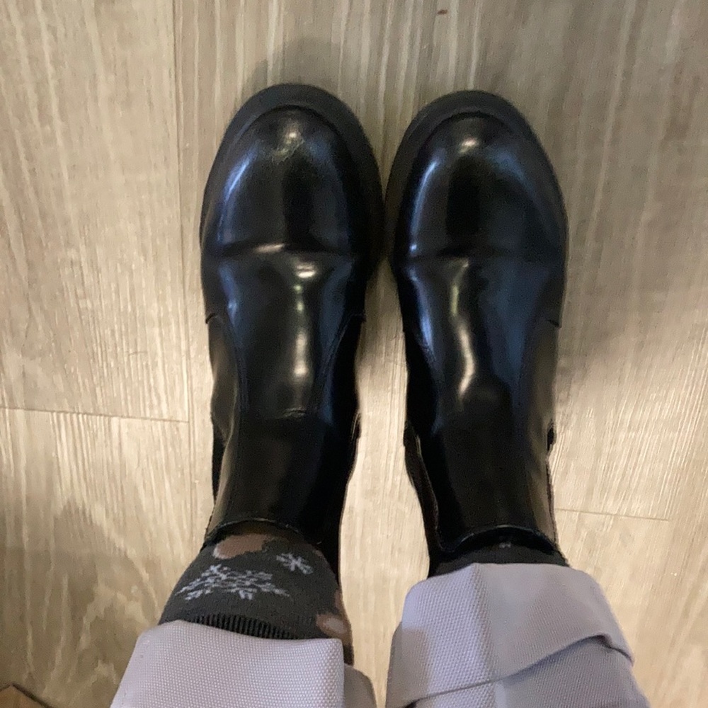 Black Dr. Martens Perfect Rainboots